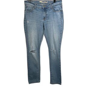 Old Navy Jeans Women The Sweetheart Size 8 Distressed Stretch Denim Blue Medium